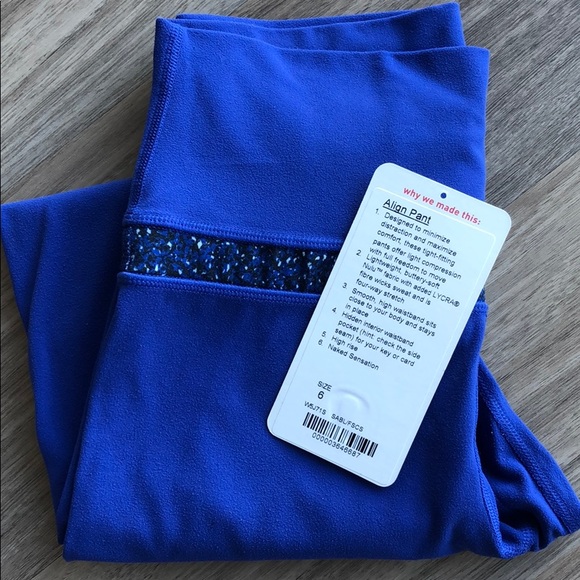 lululemon athletica Pants - Lululemon Align Original Sapphire Blue